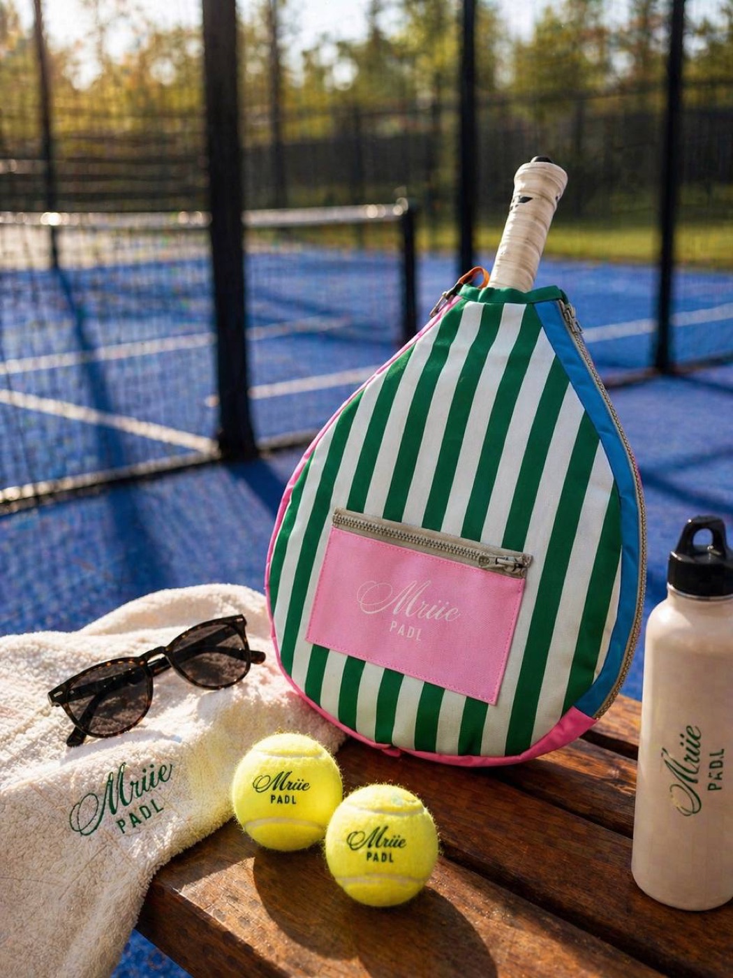 Thermal Padel Cover — Riviera Stripe